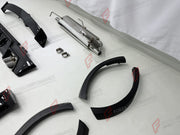 DRY CARBON BODY KIT for SMART FORTWO III W453 2014 - 2022  Set includes:  Front Hood/Bonnet Front Lip Mirror Covers Side Skirts Door Knobs Door Add-ons Rear Spoiler Rear Diffuser
