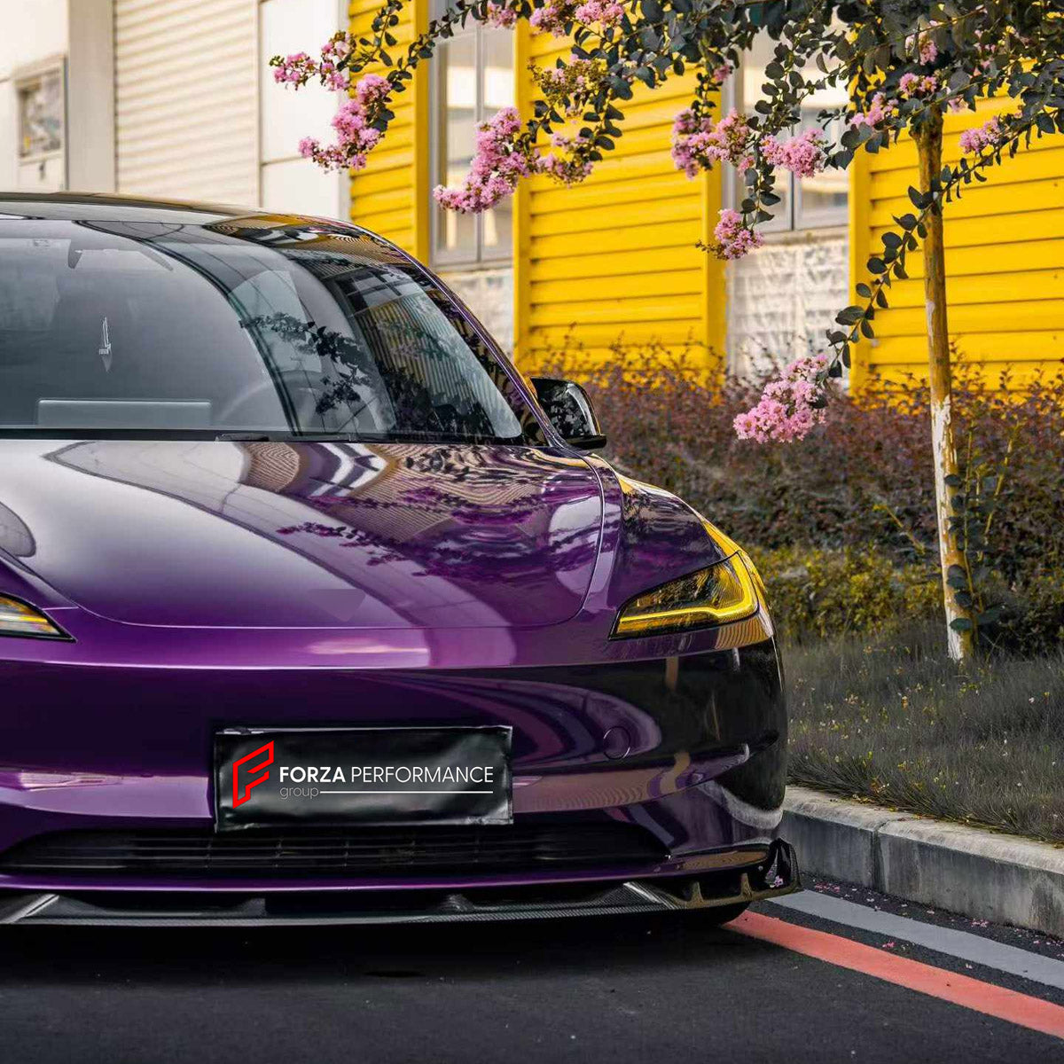 DRY CARBON BODY KIT for TESLA MODEL 3 FACELIFT HIGHLAND 2023+

Set includes:
Front Lip
Side Fender Vents
Side Mirror Covers
Side Skirts
Ducktail Spoiler
Rear Diffuser

Material: Dry Carbon

NOTE: Professional installation is required.