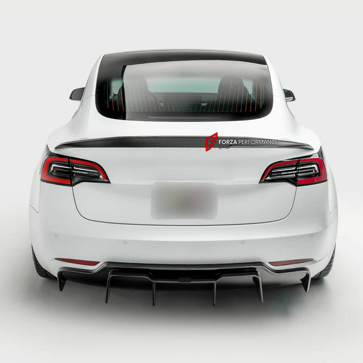 DRY CARBON BODY KIT for Tesla Model 3 V 2017 - 2023
Set includes:

Front Lip
Hood Bonnet
Side Skirts
Ducktail Spoiler
Rear Diffuser
Material: Carbon

NOTE: Professional installation is required.