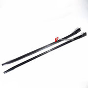 DRY CARBON BODY KIT for Tesla Model 3 V 2017 - 2023
Set includes:

Front Lip
Hood Bonnet
Side Skirts
Ducktail Spoiler
Rear Diffuser
Material: Carbon

NOTE: Professional installation is required.