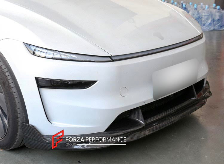 DRY CARBON BODY KIT for TESLA MODEL Y JUNIPER 2025+

Set includes:

Front Lip

Side Skirts

Rear Diffuser

Material: Plastic