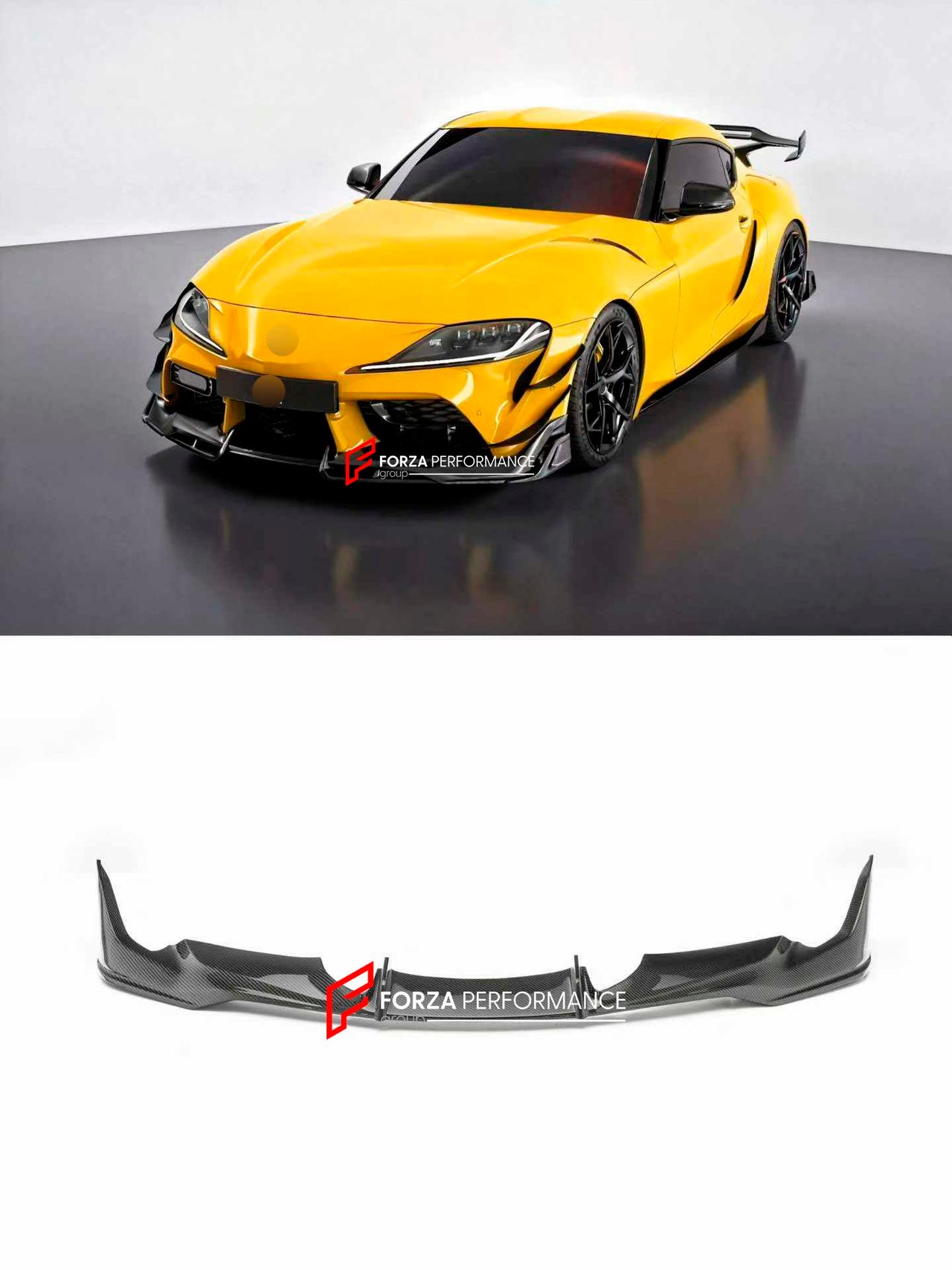 DRY CARBON BODY KIT for TOYOTA SUPRA A90 2019+ Forza Performance custom fit buy AE Design style design