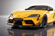 DRY CARBON BODY KIT for TOYOTA SUPRA V A90 A91 2019 - 2026

Set includes:
Front Lip
Front Bumper Canards
Rear Spoiler Wing
Rear Bumper Fins
Rear Diffuser

Material: Dry Carbon

NOTE: Professional installation is required.