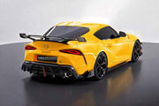 DRY CARBON BODY KIT for TOYOTA SUPRA V A90 A91 2019 - 2026

Set includes:
Front Lip
Front Bumper Canards
Rear Spoiler Wing
Rear Bumper Fins
Rear Diffuser

Material: Dry Carbon

NOTE: Professional installation is required.