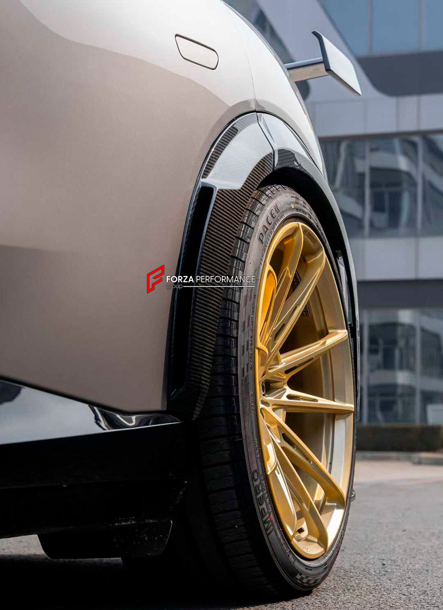 DRY CARBON BODY KIT for XIAOMI YU7 2025+ FORZA PERFORMANCE custom fit AE Design
Set includes:

Front Lip
Front Bumper Vents
Front Grille
Hood Bonnet
Front Fenders
Side Skirts
Rear Fenders
Roof Spoiler
Rear Spoiler Wing
Rear Bumper Vents
Rear Diffuser
Material: Dry Carbon

NOTE: Professional installation is required.