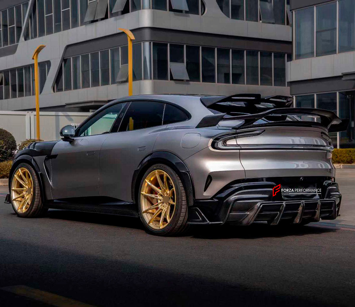 DRY CARBON BODY KIT for XIAOMI YU7 2025+ FORZA PERFORMANCE custom fit AE Design
Set includes:

Front Lip
Front Bumper Vents
Front Grille
Hood Bonnet
Front Fenders
Side Skirts
Rear Fenders
Roof Spoiler
Rear Spoiler Wing
Rear Bumper Vents
Rear Diffuser
Material: Dry Carbon

NOTE: Professional installation is required.