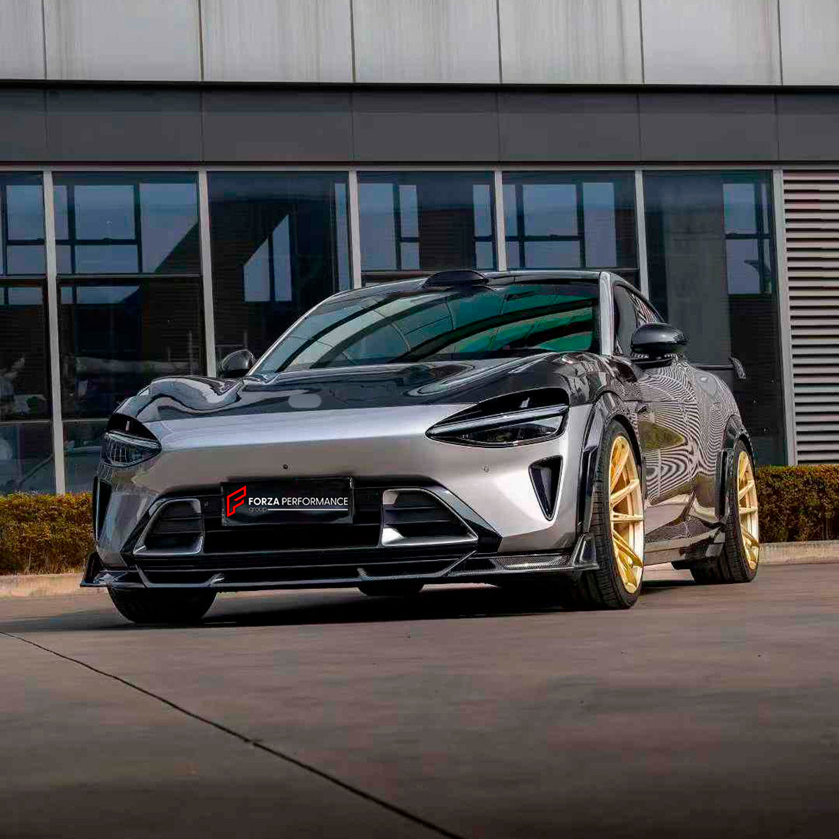 DRY CARBON BODY KIT for XIAOMI YU7 2025+ FORZA PERFORMANCE custom fit AE Design
Set includes:

Front Lip
Front Bumper Vents
Front Grille
Hood Bonnet
Front Fenders
Side Skirts
Rear Fenders
Roof Spoiler
Rear Spoiler Wing
Rear Bumper Vents
Rear Diffuser
Material: Dry Carbon

NOTE: Professional installation is required.