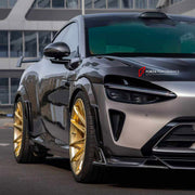 DRY CARBON BODY KIT for XIAOMI YU7 2025+

Set includes:
Front Lip
Front Bumper Canards
Hood Bonnet
Side Skirts
Roof Spoiler
Rear Spoiler Wing
Rear Bumper Fins
Rear Diffuser
Forged Wheels Rims

Material: Dry Carbon

NOTE: Professional installation is required.