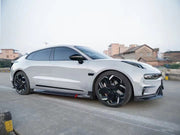 CARBON BODY KIT for ZEEKR 001 2021+

Set includes:
Front Lip
Front Bumper Trims
Side Skirts
Roof Spoiler
Rear Spoiler
Rear Diffuser&nbsp;

Material: Carbon fiber

Contact us for pricing

NOTE:

Professional installation is required