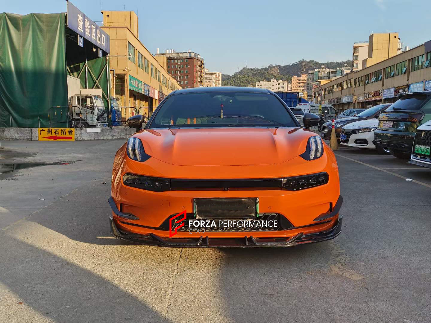 BODY KIT FOR ZEEKR 001  Set includes: Front Lip Front Canards Side Skirts Rear Diffuser