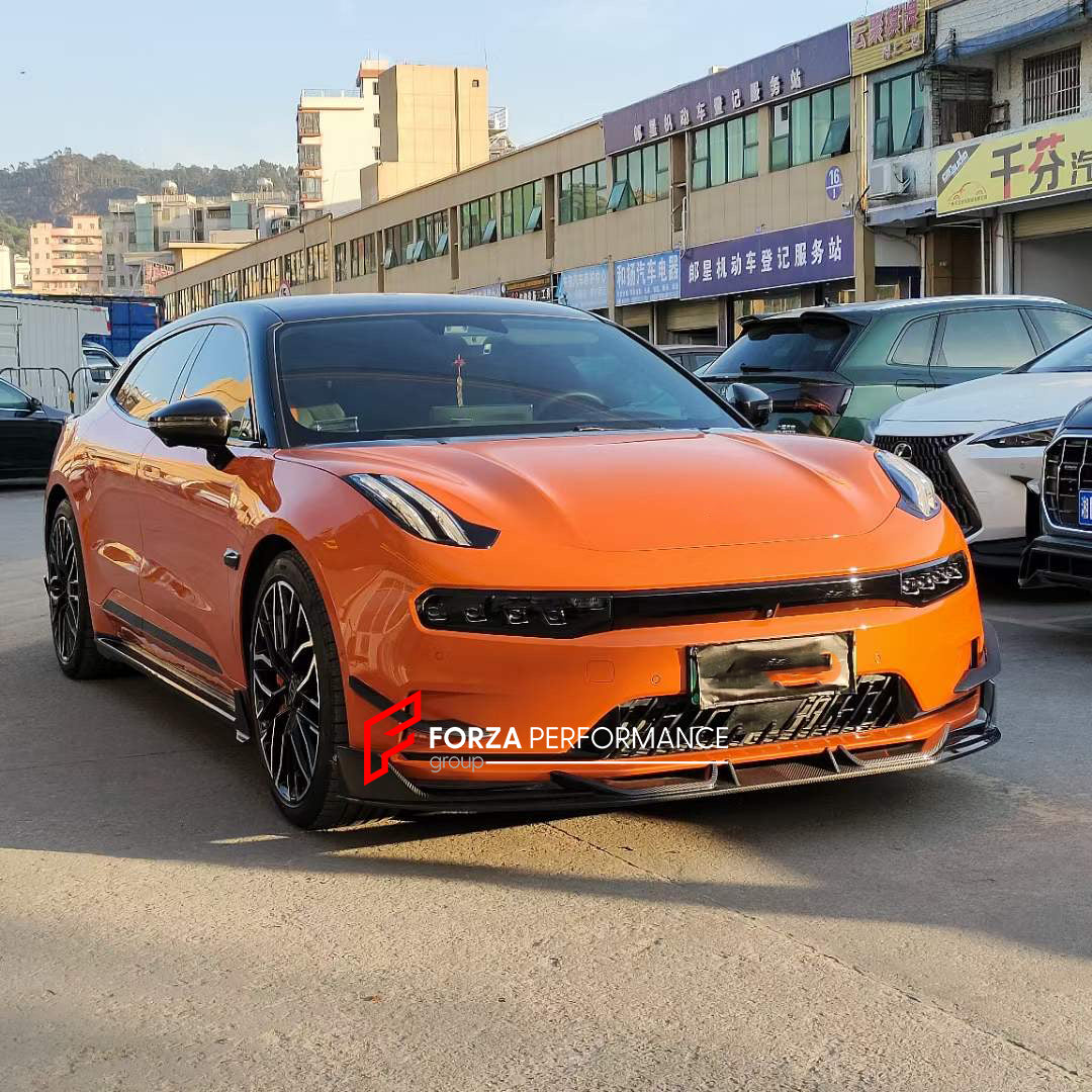 BODY KIT FOR ZEEKR 001  Set includes: Front Lip Front Canards Side Skirts Rear Diffuser