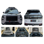 DRY CARBON BODY KIT for ZEEKR 9X 2025+ FORZA PERFORMANCE custom fit Mansory Style

Set includes:
Front Bumper
Hood Bonnet
Front Fenders
Fender Flares
Side Mirror Covers
Side Skirts
Roof Spoiler
Rear Spoiler Wing
Rear Diffuser

Material: Dry Carbon, Forged Carbon, Carbon

NOTE: Professional installation is required.