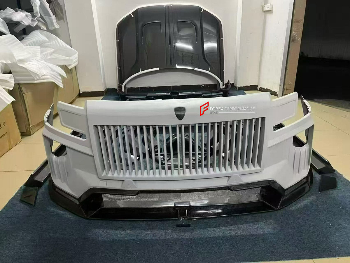 DRY CARBON BODY KIT for ZEEKR 9X 2025+ FORZA PERFORMANCE custom fit Mansory Style

Set includes:
Front Bumper
Hood Bonnet
Front Fenders
Fender Flares
Side Mirror Covers
Side Skirts
Roof Spoiler
Rear Spoiler Wing
Rear Diffuser

Material: Dry Carbon, Forged Carbon, Carbon

NOTE: Professional installation is required.