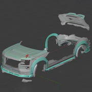 DRY CARBON BODY KIT for ZEEKR 9X 2025+ Forza Performance custom fit buy AE Design