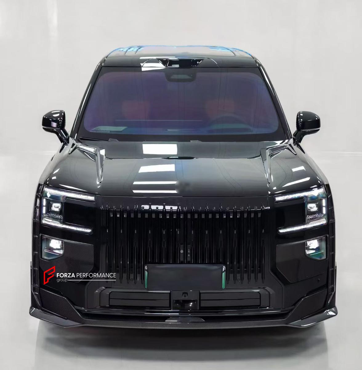 DRY CARBON BODY KIT for ZEEKR 9X 2025+ FORZA PERFORMANCE custom fit ZEEKR 9X AMANS
Set includes:

Front Lip
Front Bumper Air Vents
Hood Vent Trims
Fender Panels
Front Fender Flares
Side Skirts
Rear Fender Flares
Roof Spoiler
Ducktail Spoiler
Rear Diffuser
Forged Wheels
Material: Dry Carbon

NOTE: Professional installation is required.