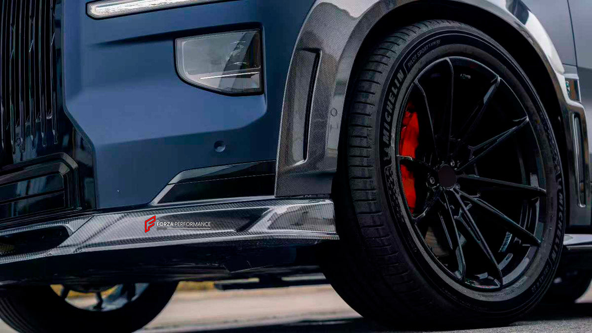 DRY CARBON BODY KIT for ZEEKR 9X 2025+ FORZA PERFORMANCE   custom fit AE Design
Set includes:

Front Lip
Hood Bonnet
Front Fenders
Side Skirts
Rear Fenders
Roof Spoiler
Ducktail Spoiler
Rear Diffuser
Material: Dry Carbon

NOTE: Professional installation is required.