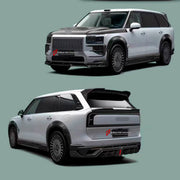DRY CARBON BODY KIT for ZEEKR 9X 2025+ FORZA PERFORMANCE   custom fit OCEX Design
Set includes:

Front Lip
Front Bumper Vents
Headlight Cover Trim
Hood Bonnet
Front Fenders
Side Skirts
Rear Fenders
Roof Spoiler
Ducktail Spoiler
Rear Diffuser
Material: Dry Carbon

NOTE: Professional installation is required.