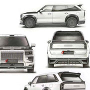 DRY CARBON BODY KIT for ZEEKR 9X 2025+ FORZA PERFORMANCE   custom fit OCEX Design
Set includes:

Front Lip
Front Bumper Vents
Headlight Cover Trim
Hood Bonnet
Front Fenders
Side Skirts
Rear Fenders
Roof Spoiler
Ducktail Spoiler
Rear Diffuser
Material: Dry Carbon

NOTE: Professional installation is required.