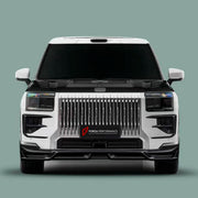 DRY CARBON BODY KIT for ZEEKR 9X 2025+ FORZA PERFORMANCE   custom fit OCEX Design
Set includes:

Front Lip
Front Bumper Vents
Headlight Cover Trim
Hood Bonnet
Front Fenders
Side Skirts
Rear Fenders
Roof Spoiler
Ducktail Spoiler
Rear Diffuser
Material: Dry Carbon

NOTE: Professional installation is required.