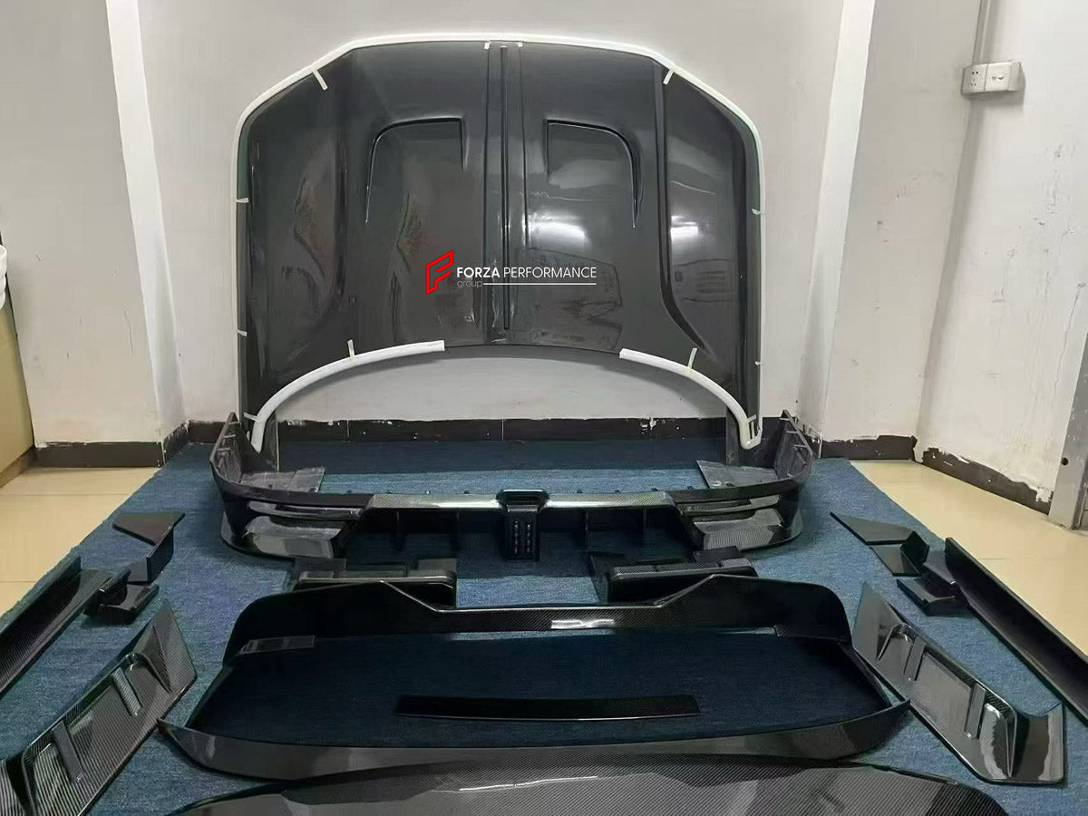 DRY CARBON BODY KIT for ZEEKR 9X 2025+ FORZA PERFORMANCE custom fit Mansory Style

Set includes:
Front Bumper
Hood Bonnet
Front Fenders
Fender Flares
Side Mirror Covers
Side Skirts
Roof Spoiler
Rear Spoiler Wing
Rear Diffuser

Material: Dry Carbon, Forged Carbon, Carbon

NOTE: Professional installation is required.