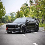 DRY CARBON BODY KIT for ZEEKR 9X 2025+

Set includes:
Front Lip
Front Bumper Canards
Hood Bonnet
Fender Flares
Side Skirts
Roof Spoiler
Ducktail Spoiler
Rear Window Air Vent Trims
Trunk Lid Trim
Rear Bumper Fins
Rear Diffuser

Material: Dry Carbon

NOTE: Professional installation is required.