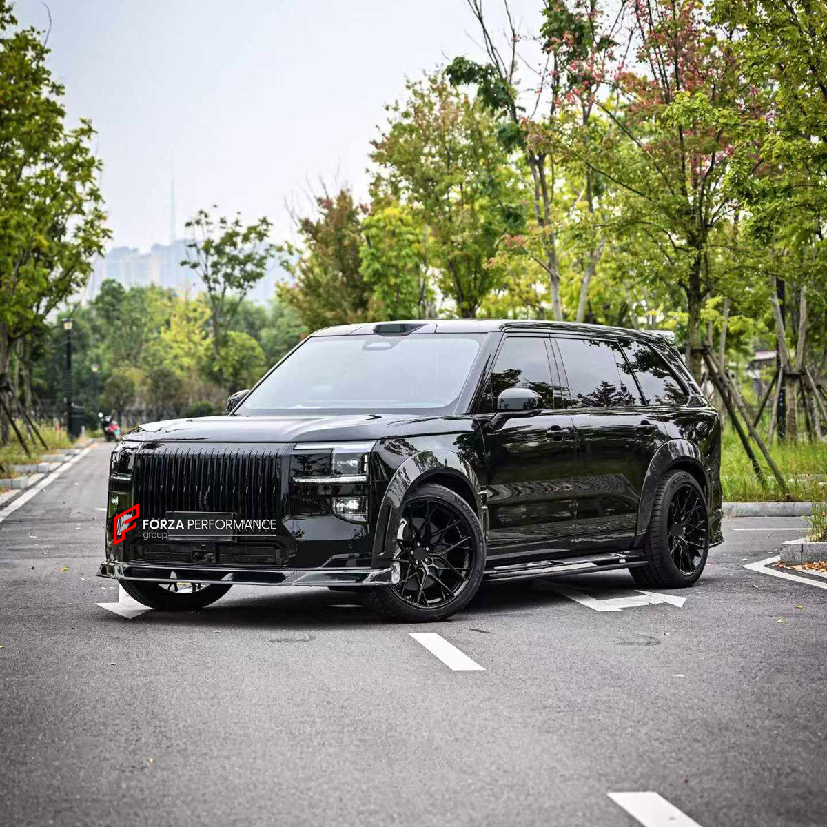 DRY CARBON BODY KIT for ZEEKR 9X 2025+

Set includes:
Front Lip
Front Bumper Canards
Hood Bonnet
Fender Flares
Side Skirts
Roof Spoiler
Ducktail Spoiler
Rear Window Air Vent Trims
Trunk Lid Trim
Rear Bumper Fins
Rear Diffuser

Material: Dry Carbon

NOTE: Professional installation is required.
