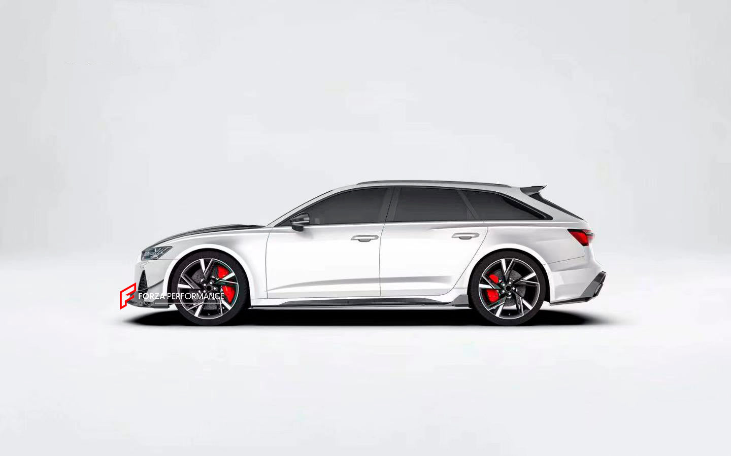 DRY CARBON BODY KIT WITH EXHAUST SYSTEM for AUDI RS6 C8 2019 - 2023

Set includes:

Front Lip

Hood
Side Skirts
Roof Spoiler
Rear Diffuser

Material: Dry Carbon Fiber

NOTE: Professional installation is required