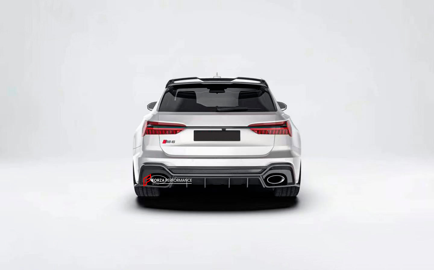 DRY CARBON BODY KIT WITH EXHAUST SYSTEM for AUDI RS6 C8 2019 - 2023

Set includes:

Front Lip

Hood
Side Skirts
Roof Spoiler
Rear Diffuser

Material: Dry Carbon Fiber

NOTE: Professional installation is required