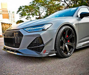 DRY CARBON BODY KIT for AUDI RS6 C8 2019 - 2023

Set includes:

Front Lip
Front Bumper Canards
Hood Bonnet
Side Skirts
Roof Spoiler
Rear Diffuser
Material: Dry Carbon

NOTE: Professional installation is required