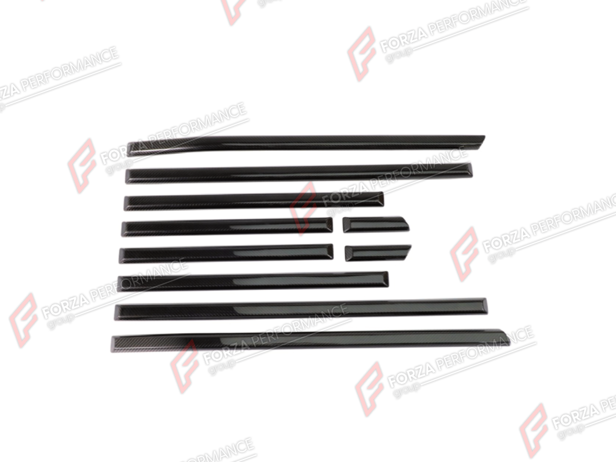 DRY CARBON BODY SIDE DOOR MOLDINGS for MERCEDES-BENZ G-CLASS W463 2008 - 2018

Set includes:
Body Side Door Moldings

Material: Dry Carbon

NOTE: Professional installation is required.