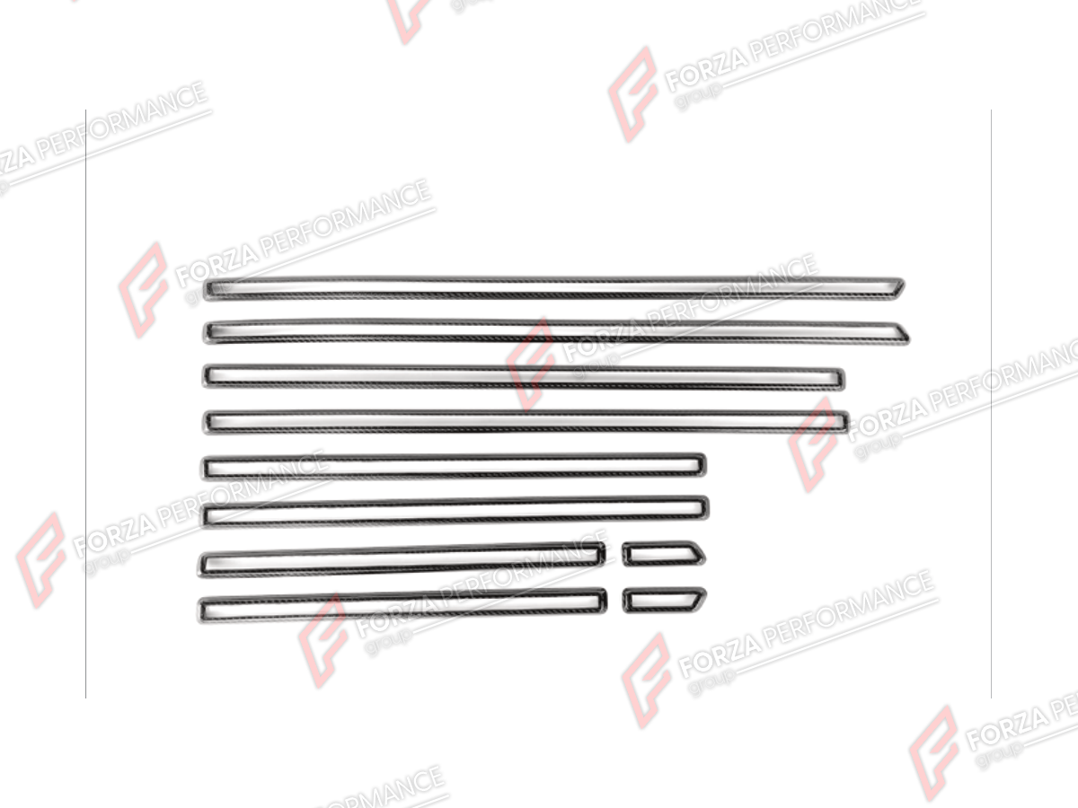DRY CARBON BODY SIDE DOOR MOLDINGS for MERCEDES-BENZ G-CLASS W464 2019 - 2024

Set includes:
Body Side Door Moldings

Material: Dry Carbon

NOTE: Professional installation is required.