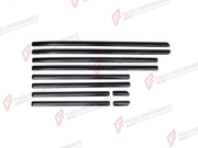 DRY CARBON BODY SIDE DOOR MOLDINGS for MERCEDES-BENZ G-CLASS W464 2019 - 2024 FORZA PERFORMANCE custom fit Bulge Style

Set includes:
Body Side Door Moldings

Material: Dry Carbon

NOTE: Professional installation is required.