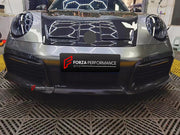 DRY CARBON BODY KIT FOR PORSCHE 911 992 TURBO TURBO S 2019+  Set includes:  Front Lip Front Air Vent Covers Side Skirts  Rear Diffuser Exhaust Tips Rear Canards Rear Spoiler