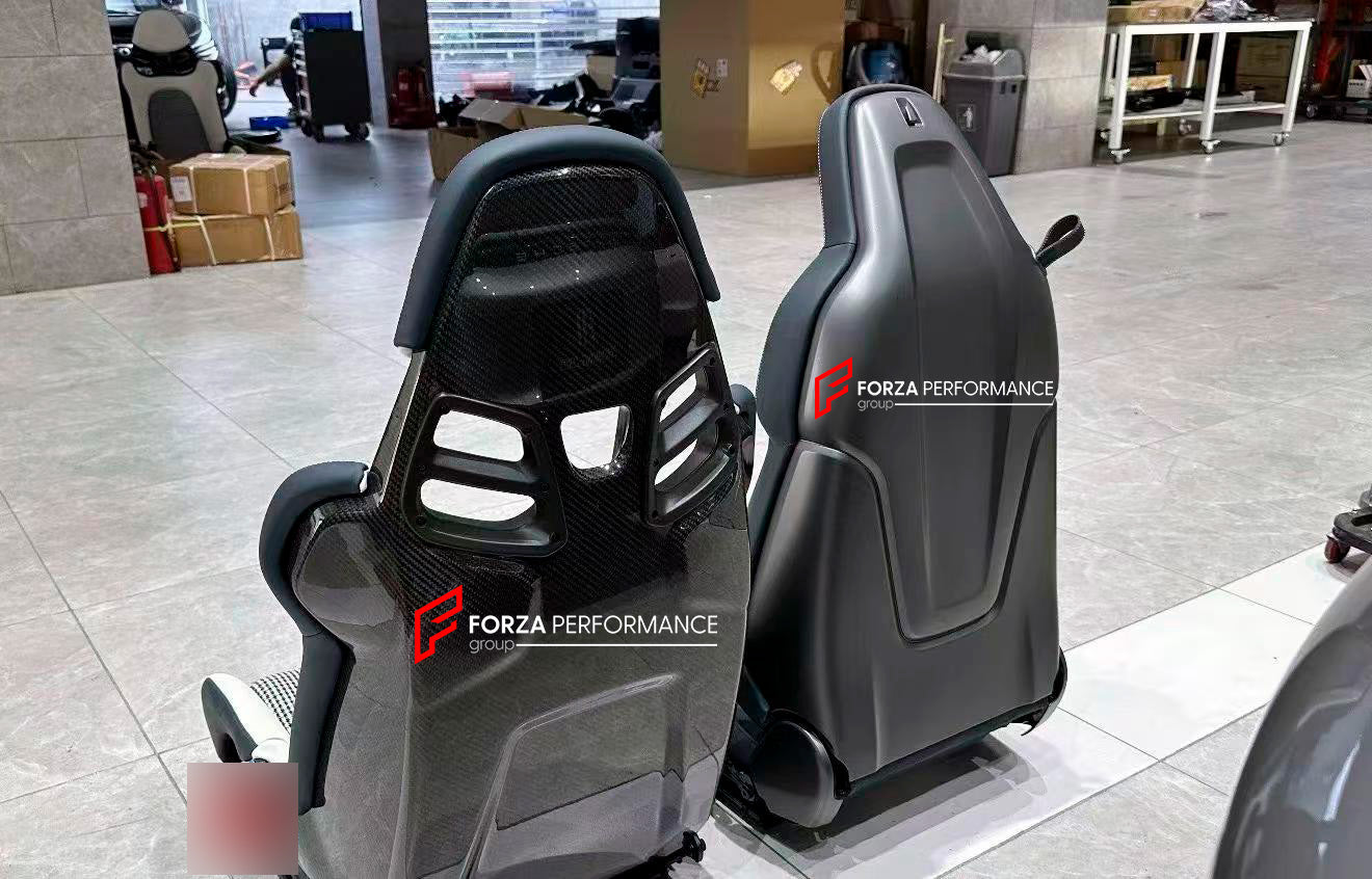 DRY CARBON BUCKET SEATS for PORSCHE 911 TURBO S 2020+