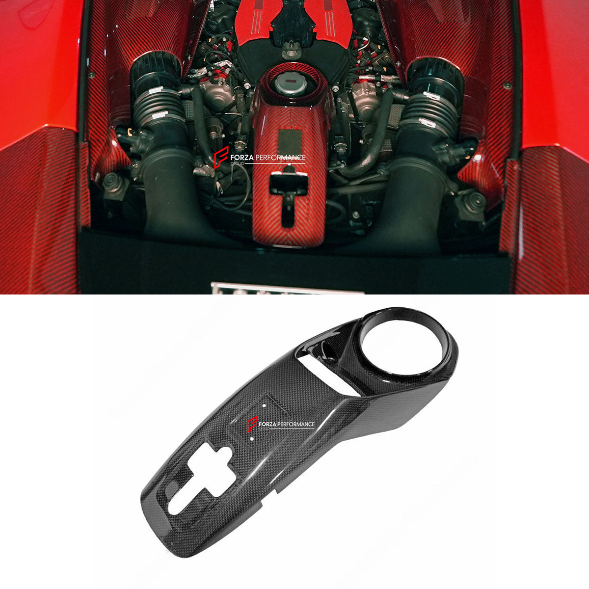 DRY CARBON CENTER ENGINE COVER LOCK PLATE for FERRARI 488 GTB SPIDER 2015 - 2020
Set includes:
Center Engine Cover
Material: Carbon Fiber
NOTE: Professional installation is required