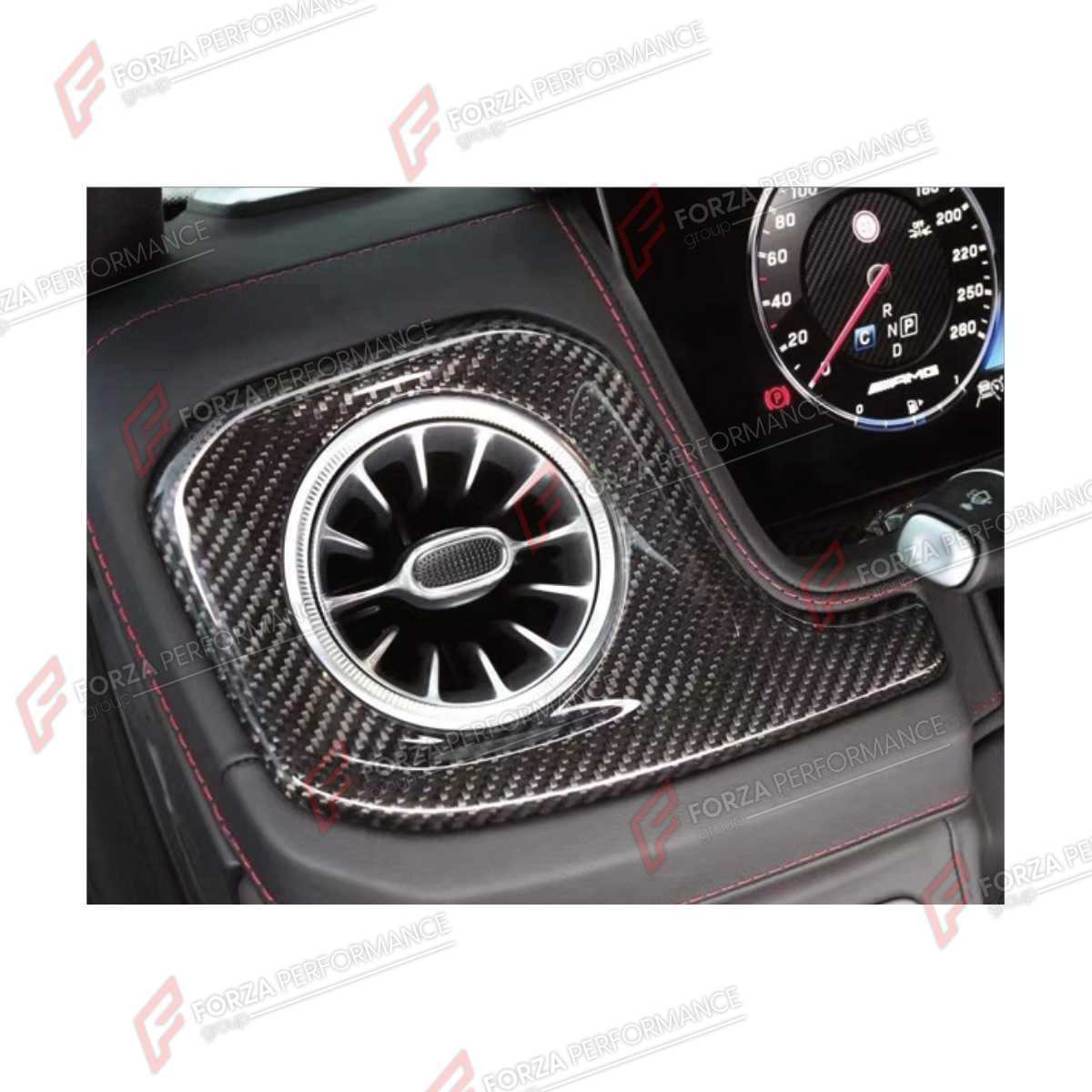 DRY CARBON CENTER CONSOLE AIR OUTLET COVER TRIM for MERCEDES-BENZ G-CLASS W464 G63 G350 G350D G400D G500 G550 2019 - 2024

Set includes:
Center Console Air Outlet Cover Trim

Material: Dry Carbon

NOTE: Professional installation is required.
