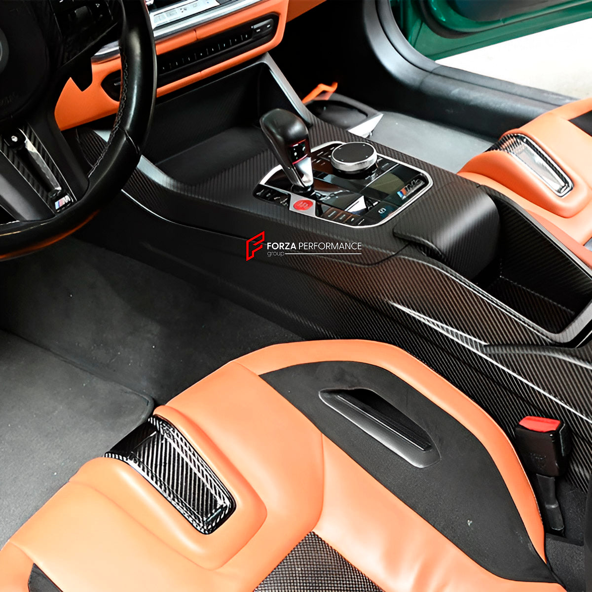 Dry Carbon Central Console for BMW M2 G87 M3 G80 G81 M4 G82 G83 2021+
Set includes:

Central Console
Material: Dry Carbon

NOTE: Professional installation is required.