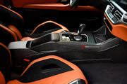 Dry Carbon Central Console for BMW M2 G87 M3 G80 G81 M4 G82 G83 2021+
Set includes:

Central Console
Material: Dry Carbon

NOTE: Professional installation is required.