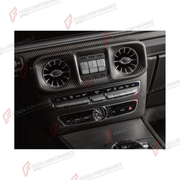 DRY CARBON CENTRAL CONTROL PANEL TRIM for MERCEDES-BENZ G-CLASS W464 G63 G350 G350D G400D G500 G550 2019 - 2024

Set includes:
Central Control Panel Trim

Material: Dry Carbon

NOTE: Professional installation is required.