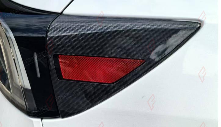 DRY CARBON CHARGING LAMP COVER for TESLA MODEL Y JUNIPER 2025+