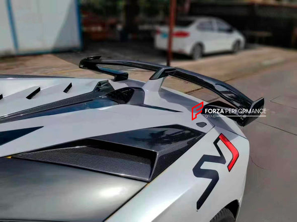 DRY CARBON CONVERSION BODY KIT for LAMBORGHINI AVENTADOR LP700 LP720 LP750 to LP770 SVJ

Set includes:

Front Bumper Assembly
Side Skirts
Side Skirts Add-ons
Rear Engine Cover
Rear Wing Spoiler With Base
Rear Bumper
Rear Diffuser
Door Panels