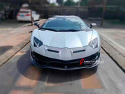 DRY CARBON CONVERSION BODY KIT for LAMBORGHINI AVENTADOR LP700 LP720 LP750 to LP770 SVJ

Set includes:

Front Bumper Assembly
Side Skirts
Side Skirts Add-ons
Rear Engine Cover
Rear Wing Spoiler With Base
Rear Bumper
Rear Diffuser
Door Panels