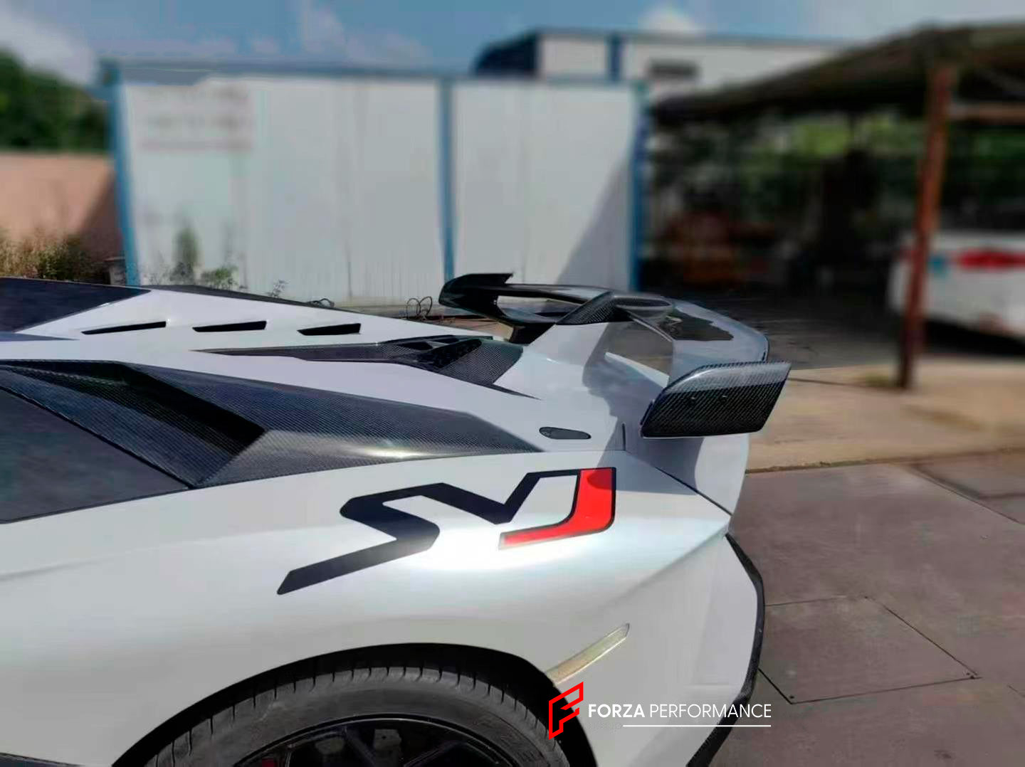 DRY CARBON CONVERSION BODY KIT for LAMBORGHINI AVENTADOR LP700 LP720 LP750 to LP770 SVJ

Set includes:

Front Bumper Assembly
Side Skirts
Side Skirts Add-ons
Rear Engine Cover
Rear Wing Spoiler With Base
Rear Bumper
Rear Diffuser
Door Panels