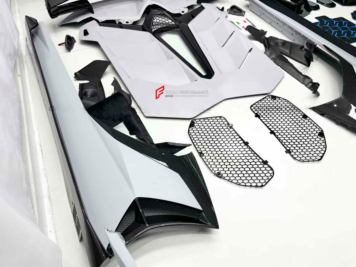 Dry Carbon Fiber Conversion Body Kit For Lamborghini Aventador LP700 LP720 LP750 Upgrade to LP770 SVJ  Set include:  Front Bumper Assembly Side Skirts Side Skirts Add-ons Rear Engine Cover Rear Wing Spoiler With Base Rear Bumper Rear Diffuser Door Panels Material: Dry Carbon  NOTE: Professional installation is required