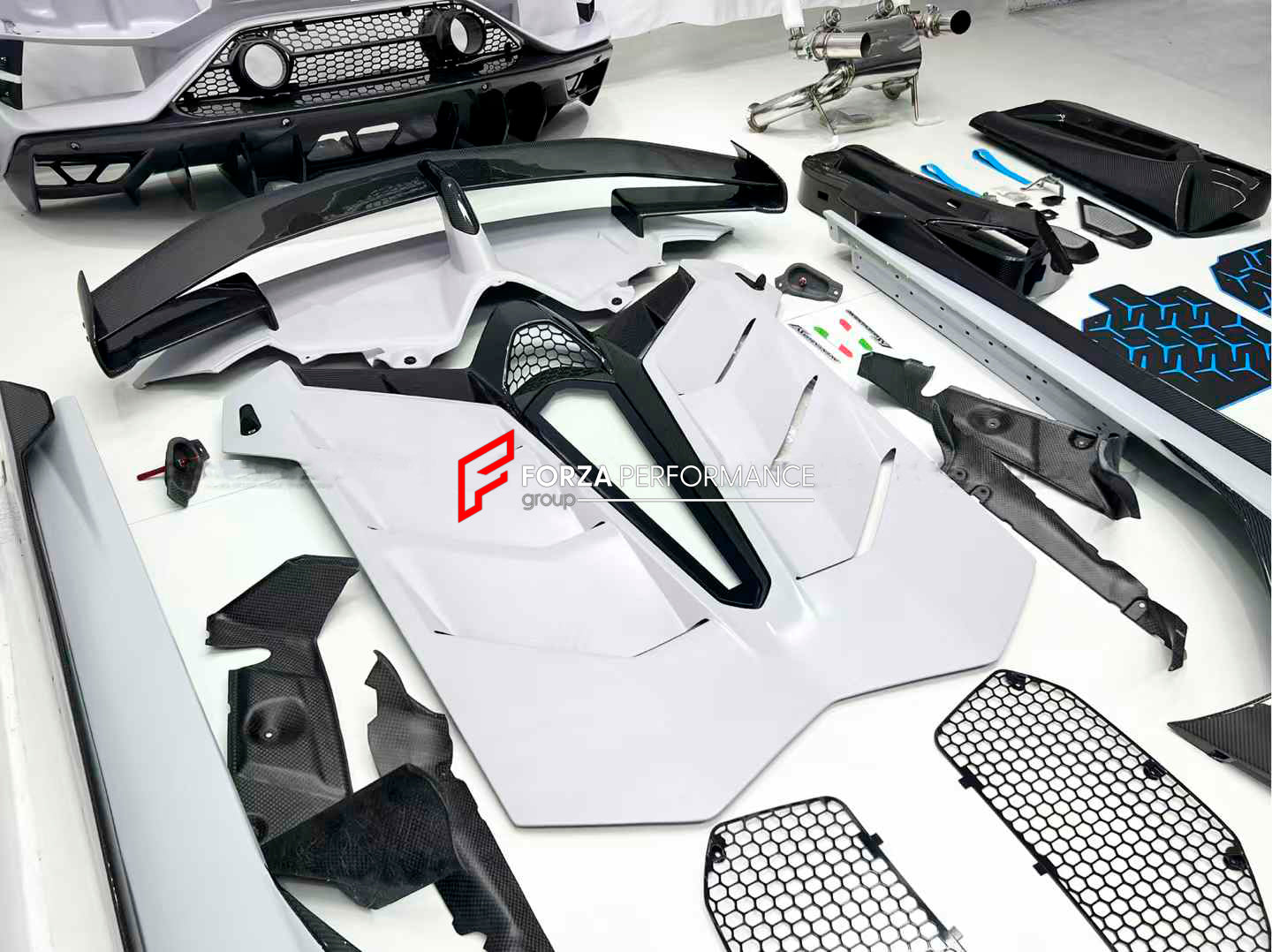Dry Carbon Fiber Conversion Body Kit For Lamborghini Aventador LP700 LP720 LP750 Upgrade to LP770 SVJ  Set include:  Front Bumper Assembly Side Skirts Side Skirts Add-ons Rear Engine Cover Rear Wing Spoiler With Base Rear Bumper Rear Diffuser Door Panels Material: Dry Carbon  NOTE: Professional installation is required
