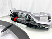 Dry Carbon Fiber Conversion Body Kit For Lamborghini Aventador LP700 LP720 LP750 Upgrade to LP770 SVJ  Set include:  Front Bumper Assembly Side Skirts Side Skirts Add-ons Rear Engine Cover Rear Wing Spoiler With Base Rear Bumper Rear Diffuser Door Panels Material: Dry Carbon  NOTE: Professional installation is required