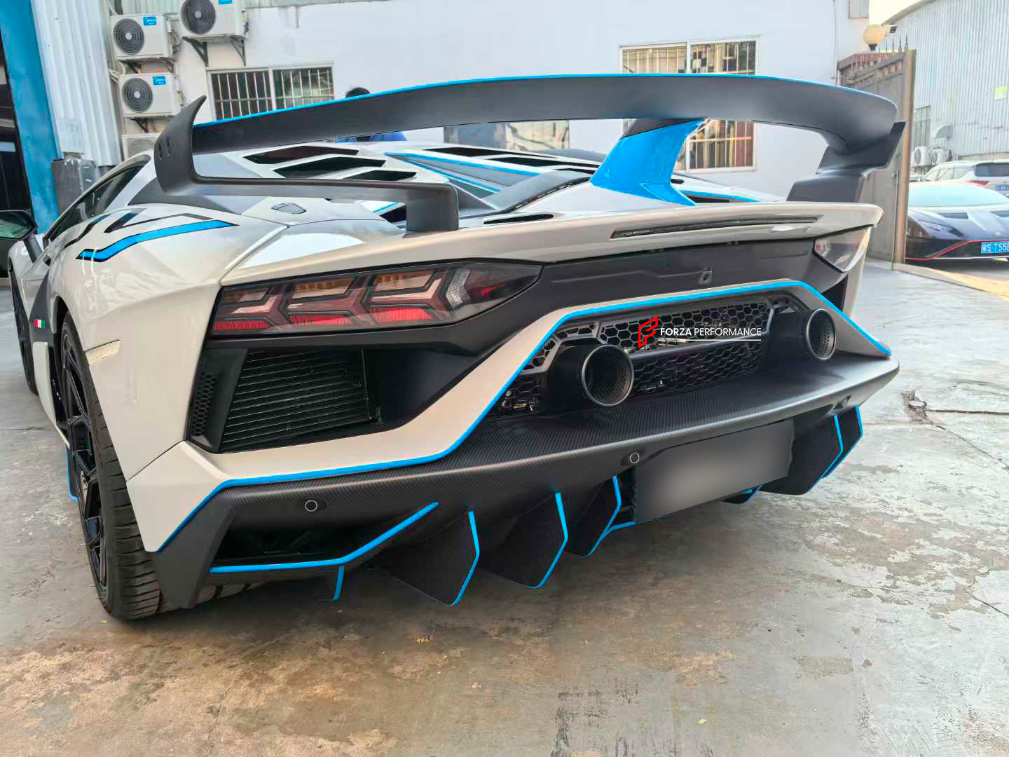 Dry Carbon Fiber Conversion Body Kit For Lamborghini Aventador LP700 LP720 LP750 Upgrade to LP770 SVJ  Set include:  Front Bumper Assembly Side Skirts Side Skirts Add-ons Rear Engine Cover Rear Wing Spoiler With Base Rear Bumper Rear Diffuser Door Panels Material: Dry Carbon  NOTE: Professional installation is required