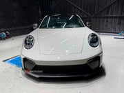 DRY CARBON CONVERSION BODY KIT for PORSCHE 911 992.1 CARRERA S2019 - 2023 to 992.2 GT3 TOURING

Set includes:

Front Bumper Assembly

Side Skirts

Engine Lid
Rear Bumper
Rear Diffuser
Muffler With Valves
Exhaust Tips

Material: Dry Carbon