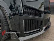 DRY CARBON CONVERSION BODY KIT for ROLLS-ROYCE CULLINAN SERIES 1 2018 - 2025 upgrade to SERIES 2 FACELIFT



Set includes:

Front Lip
Front Bumper
Front Bumper Meshes

Headlights
Front Grille Frame
Hood / Bonnet
Front Fenders
Fenders Flares
Door Covers
Side Skirts
Roof Spoiler
D-Pillar Panel
Rear Trunk Spoiler
Rear Panel
Rear Bumper
Rear Diffuser
Exhaust Tips
Material: Dry Carbon
