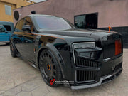 DRY CARBON CONVERSION BODY KIT for ROLLS-ROYCE CULLINAN SERIES 1 2018 - 2025 upgrade to SERIES 2 FACELIFT



Set includes:

Front Lip
Front Bumper
Front Bumper Meshes

Headlights
Front Grille Frame
Hood / Bonnet
Front Fenders
Fenders Flares
Door Covers
Side Skirts
Roof Spoiler
D-Pillar Panel
Rear Trunk Spoiler
Rear Panel
Rear Bumper
Rear Diffuser
Exhaust Tips
Material: Dry Carbon